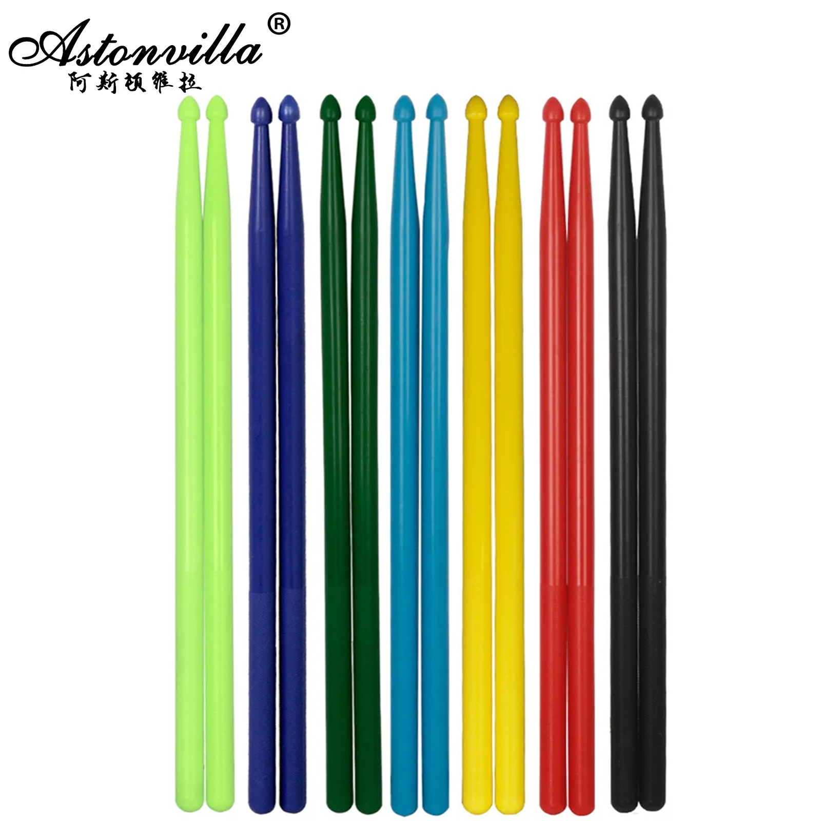 Musical Instrument Marimba - 1Pair of Colored Nylon Drum Sticks
