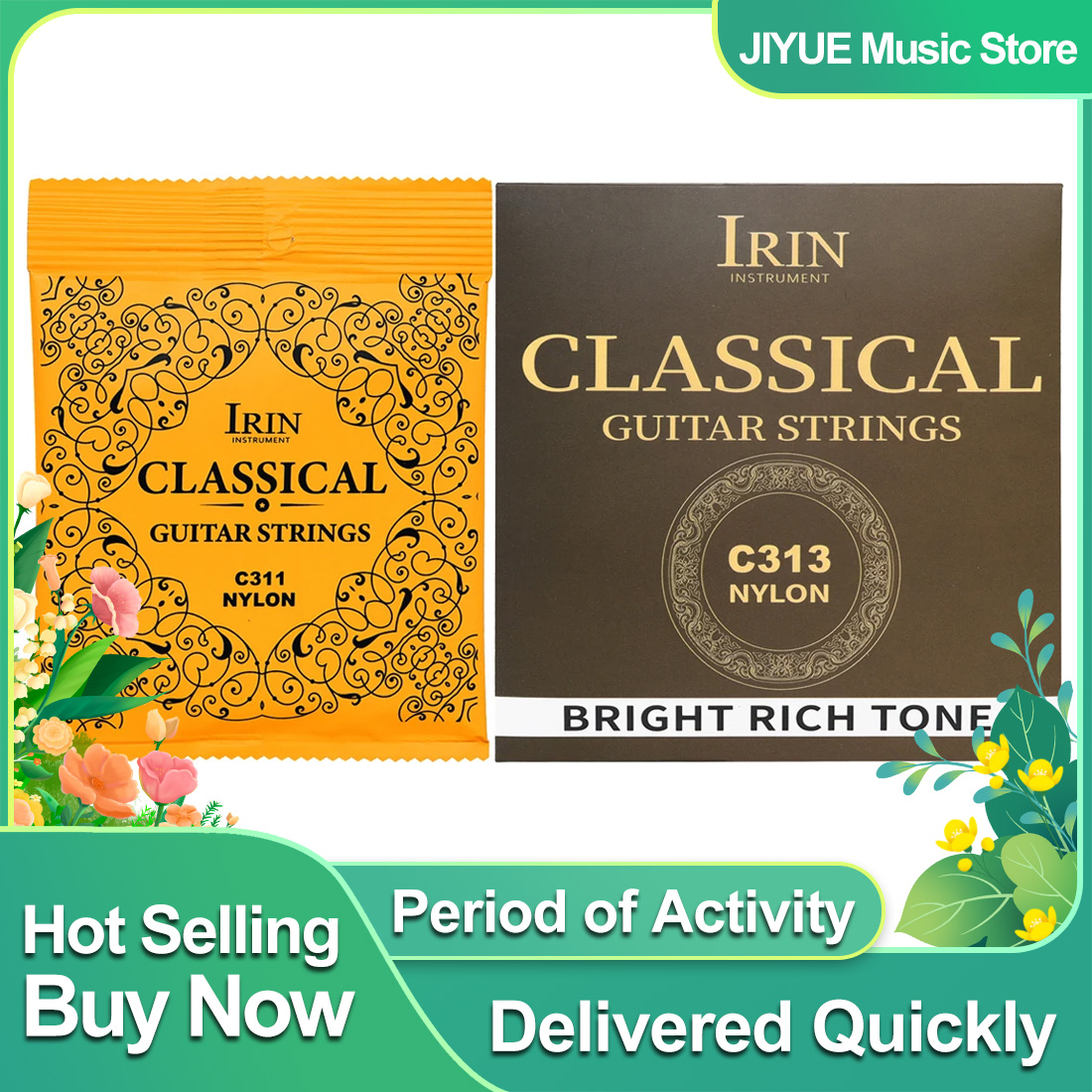 Classical Guitar Nylon - IRIN Classical Guitar Strings Silver-Plated Copper