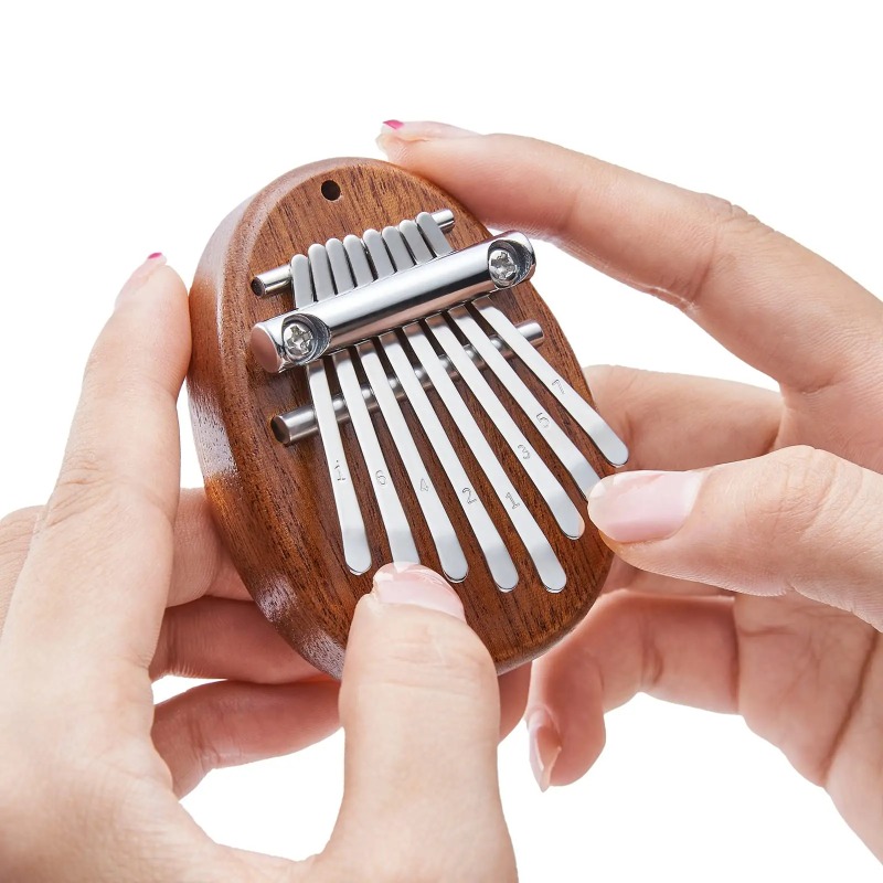 Musical Instrument Piano - Mini Kalimba 8 Key Thumb Piano