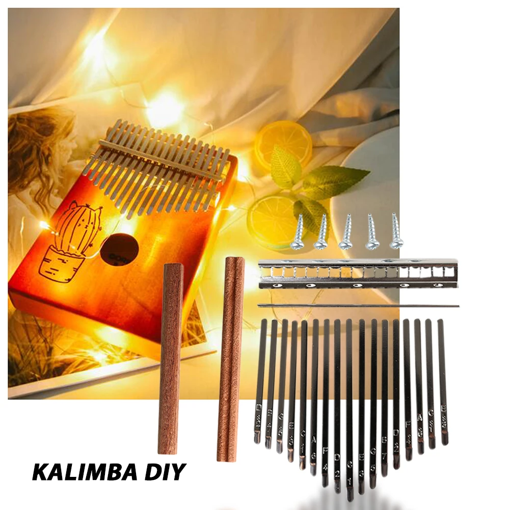 Musical Instrument Piano - DIY 17 Tone Kalimba Keys Tines