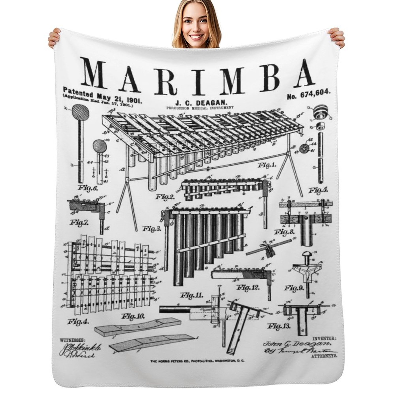 Musical Instrument Marimba - Marimba Player Percussion Musical Instrument Vintage
