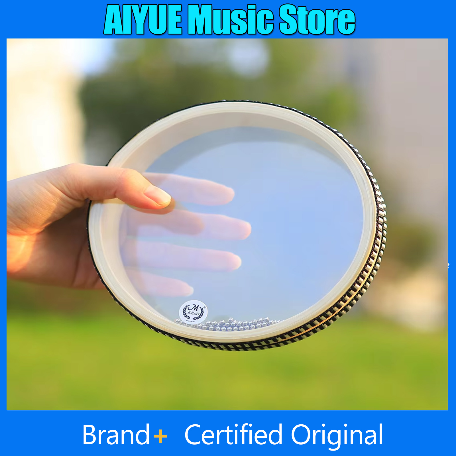Djembe Hand Drum - Orff Ocean Wave Bead Hand Drum