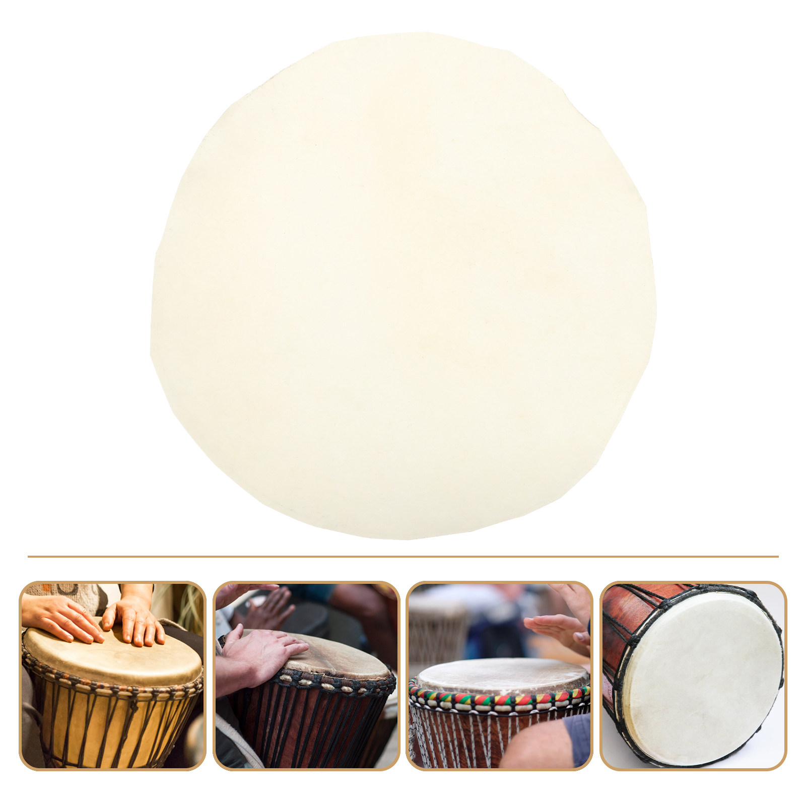 Djembe Hand Drum - 3pcs Goat Skin for African Drum