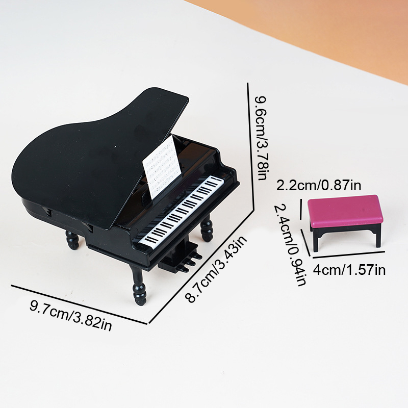 1:12 Dollhouse Miniature Piano - Musical Instrument Piano recensie en prijs