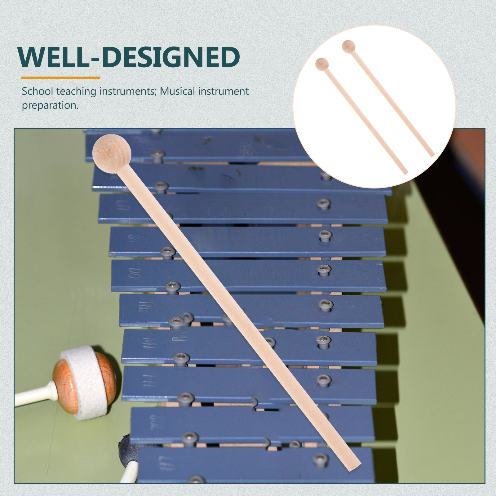 6Pcs Wood Mallets for Marimba  - Musical Instrument Marimba recensie en prijs