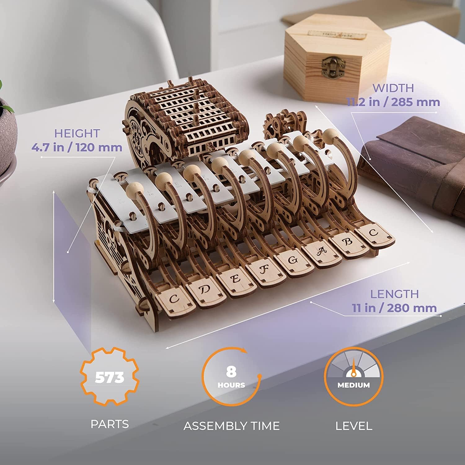 Celesta 3D Mechanical Puzzle - - Celesta Musical Instrument recensie en prijs