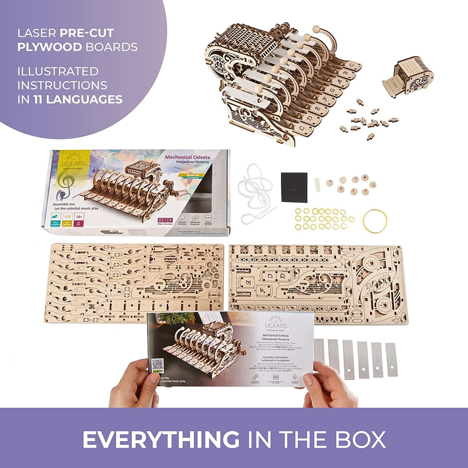 Celesta 3D Mechanical Puzzle - - Celesta Musical Instrument recensie en prijs