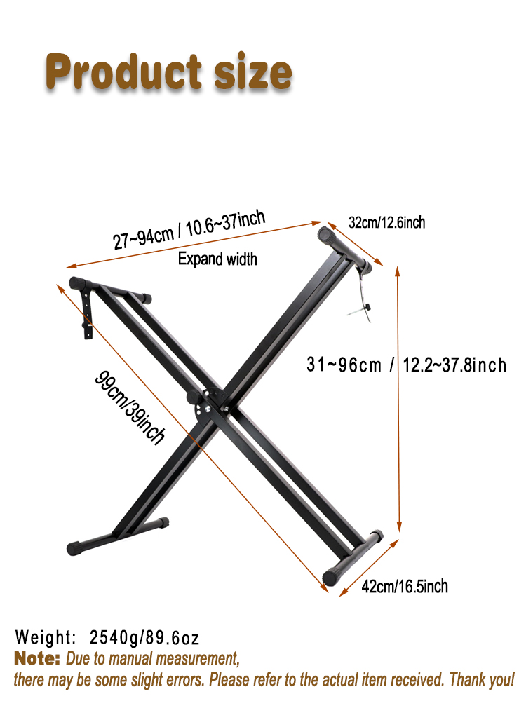 1pc Keyboard Stand Adjustable  - Musical Instrument Piano recensie en prijs