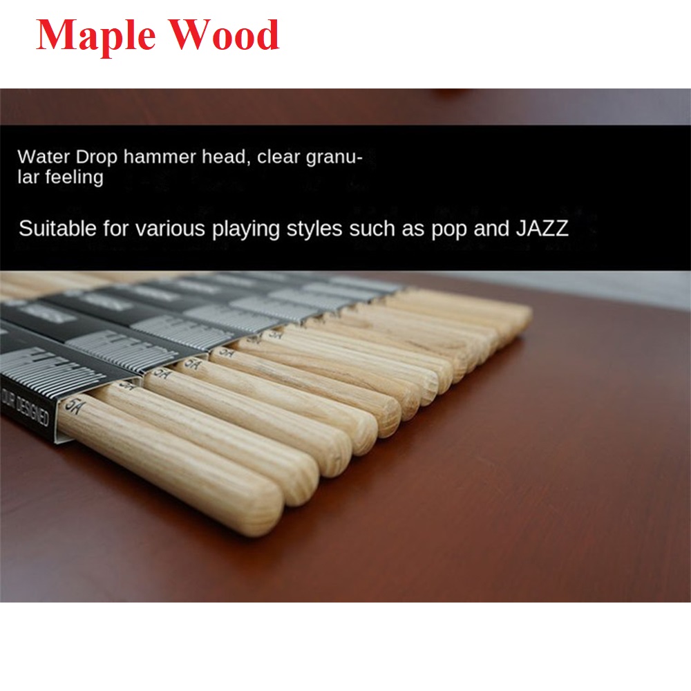 1 Pair 5A/7A Maple Wood Drumst - Musical Instrument Marimba recensie en prijs