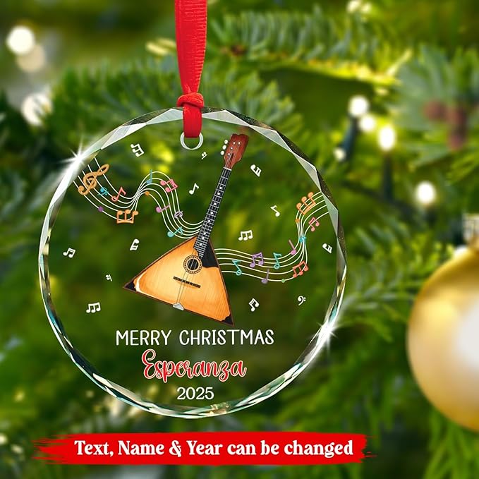 Balalaika Glass Ornament Chris - Musical Instrument Balalaika recensie en prijs