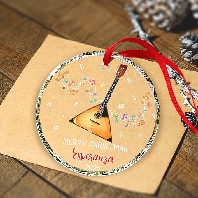Balalaika Glass Ornament Chris - Musical Instrument Balalaika recensie en prijs
