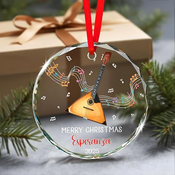 Balalaika Glass Ornament Chris - Musical Instrument Balalaika recensie en prijs