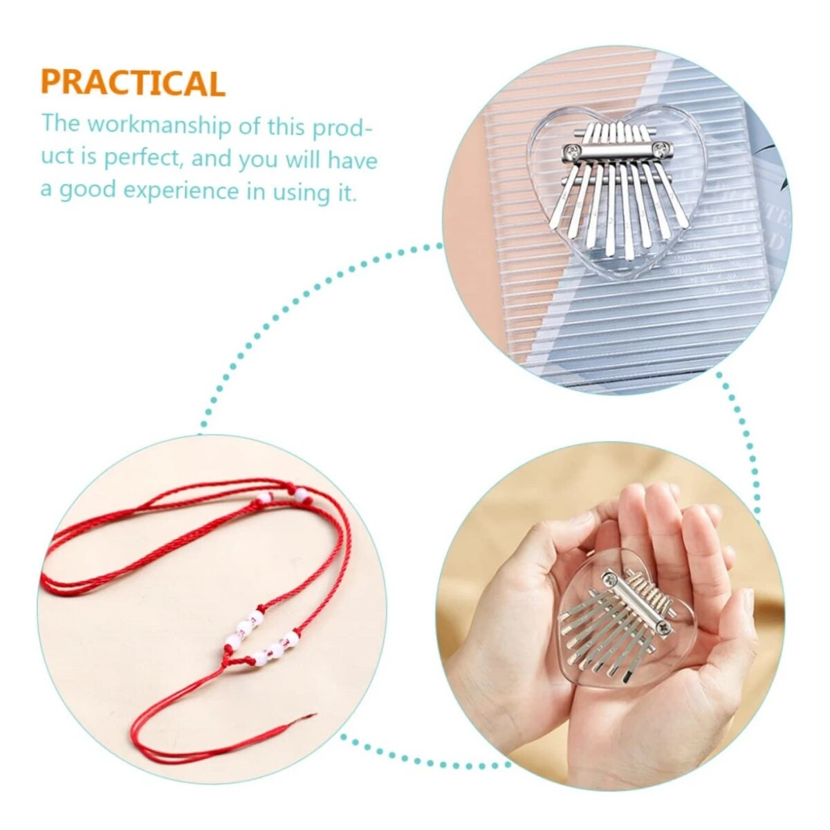 Miwayer 8 Keys Mini Kalimba Ra - Musical Instrument Piano recensie en prijs