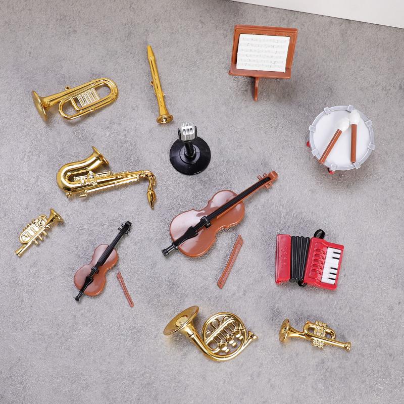 1 Set Home Decor Toy 1:12 Doll - Musical Instrument Saxophone recensie en prijs