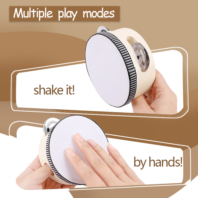 6-24Pcs 10cm Tambourine Drums  - Djembe Hand Drum recensie en prijs