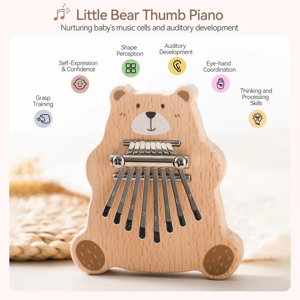 8 Key Mini Kalimba Portable Th - Musical Instrument Piano recensie en prijs