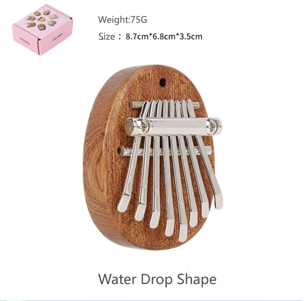 8 Keys Mini Kalimba Wooden Thu - Musical Instrument Piano recensie en prijs