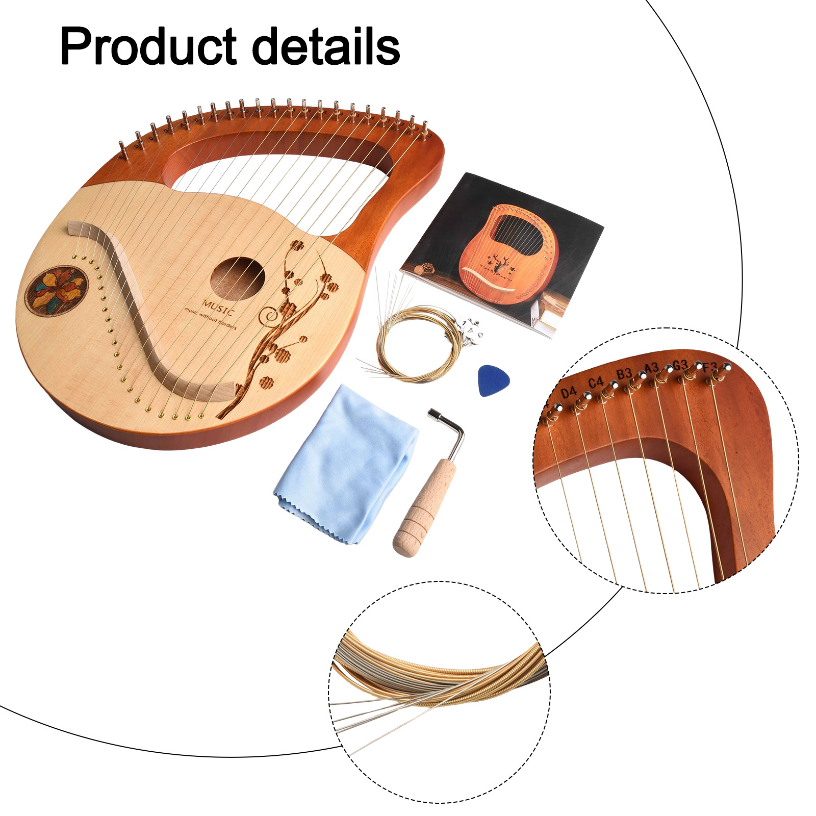 Music Instrument Lyre Lyre Lyr - Musical Instrument Brands recensie en prijs