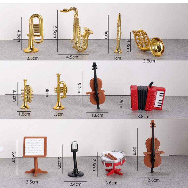 1Set Home Decor Toy 1:12 Dollh - Musical Instrument Saxophone recensie en prijs