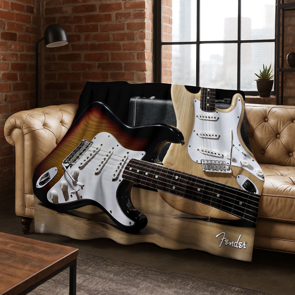 Fashion Fender Logo Guitar Mus - Musical Instrument Logo recensie en prijs