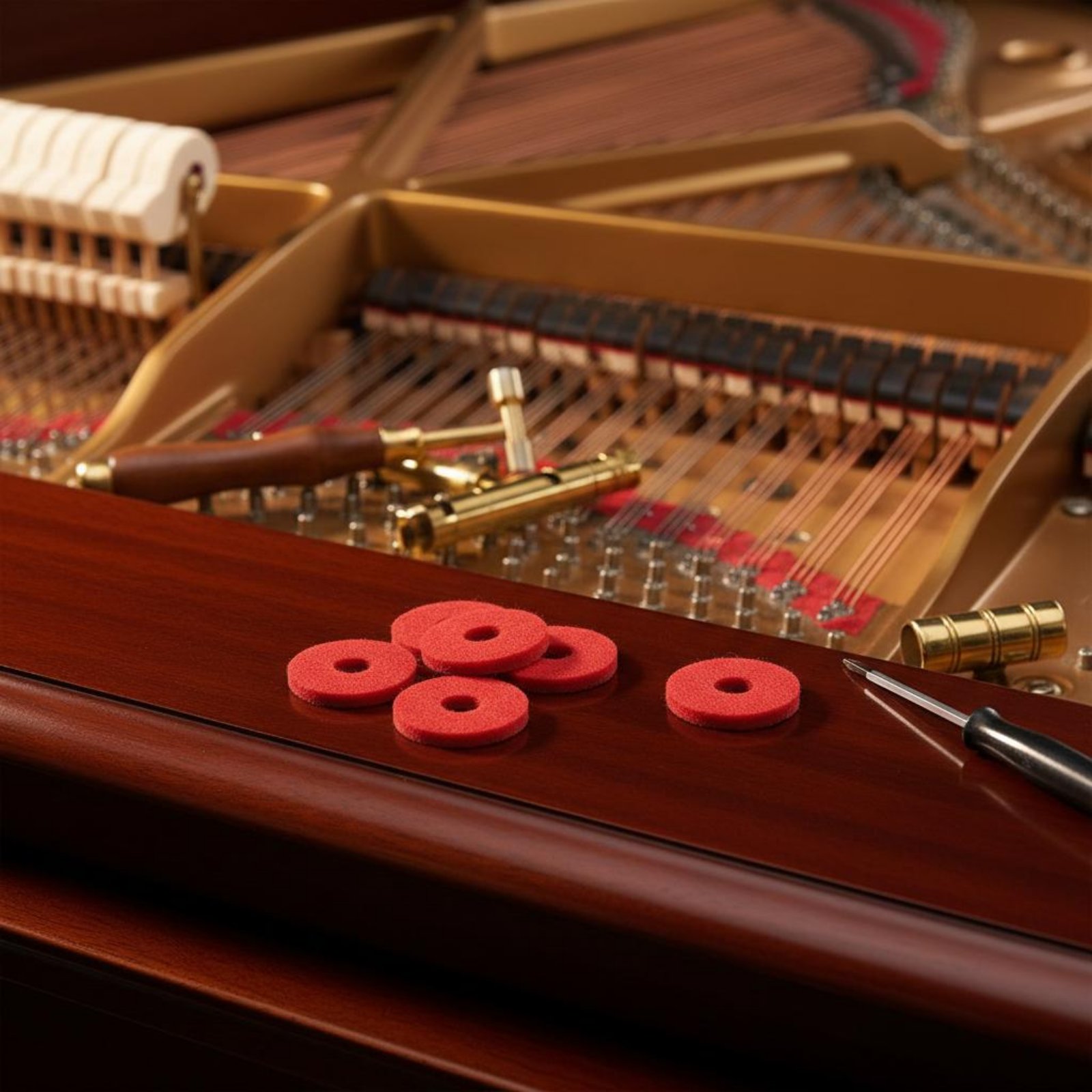 Red Piano Key Washer Small Rou - Musical Instrument Piano recensie en prijs