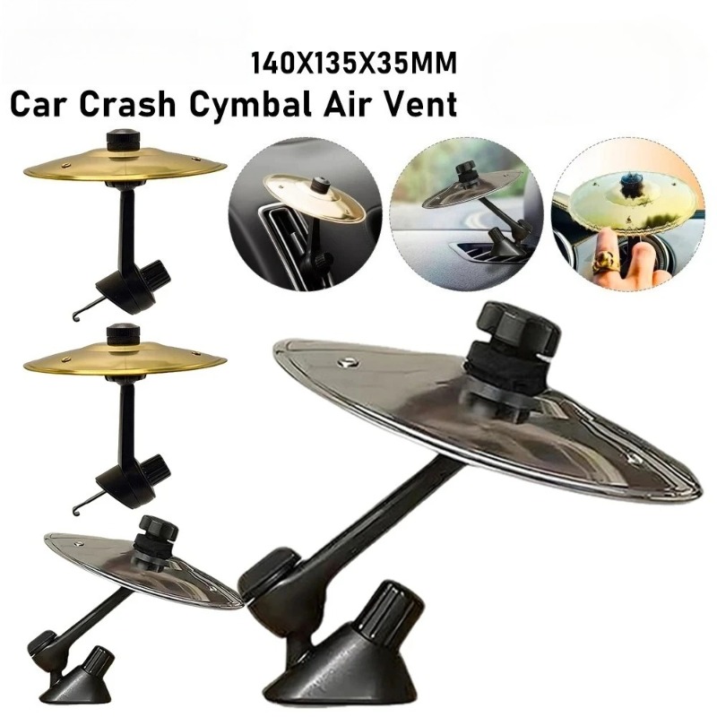 1 Car Crash Cymbal Air Vent Mi - Djembe Hand Drum recensie en prijs