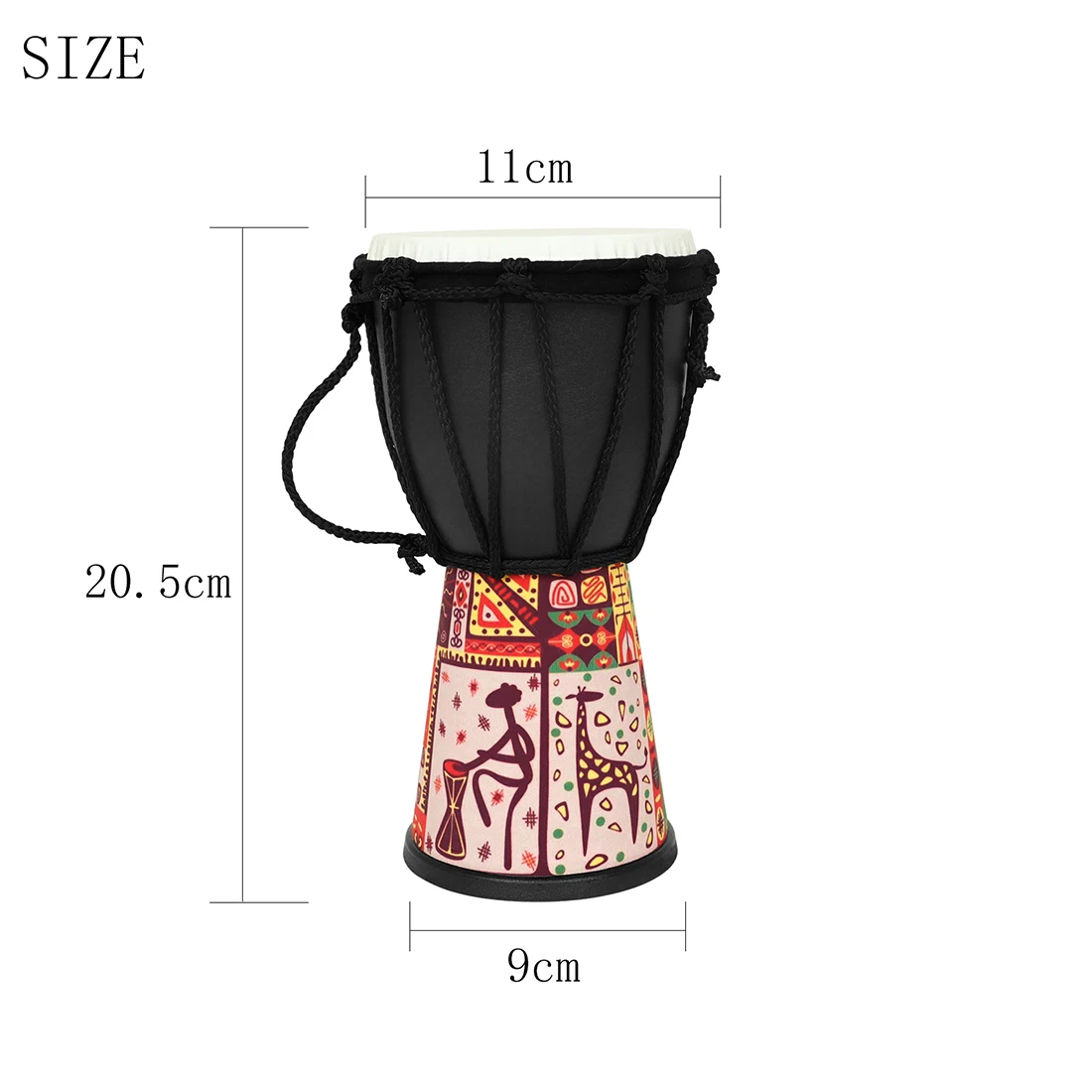 4 Inch African Drum ABS Drum C - Djembe Hand Drum recensie en prijs