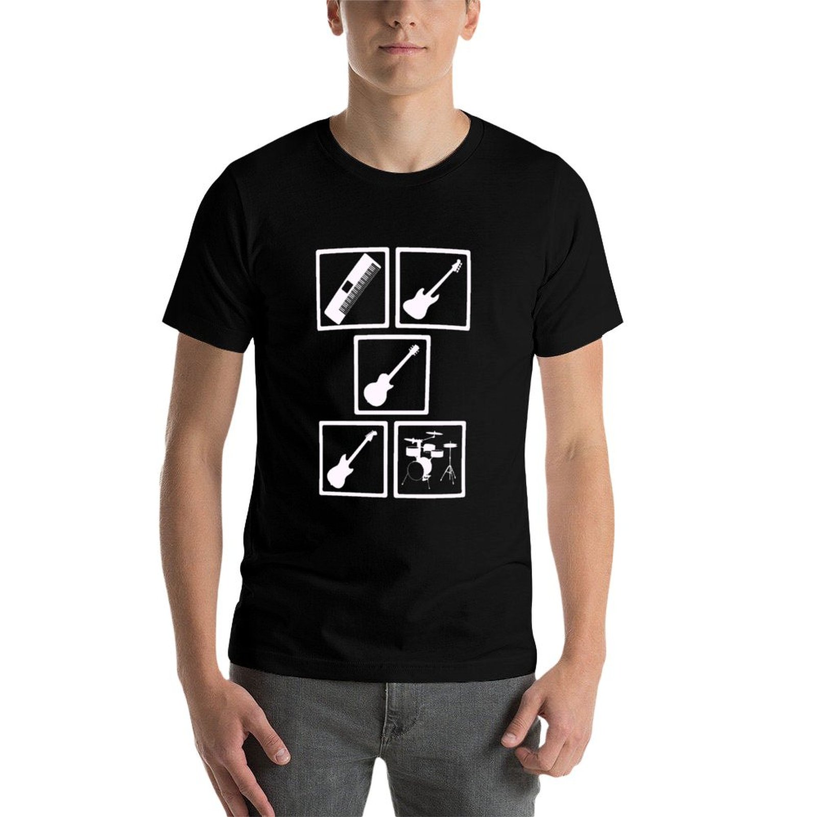 Music Instruments Shirt T-Shir - Musical Instrument Brands recensie en prijs