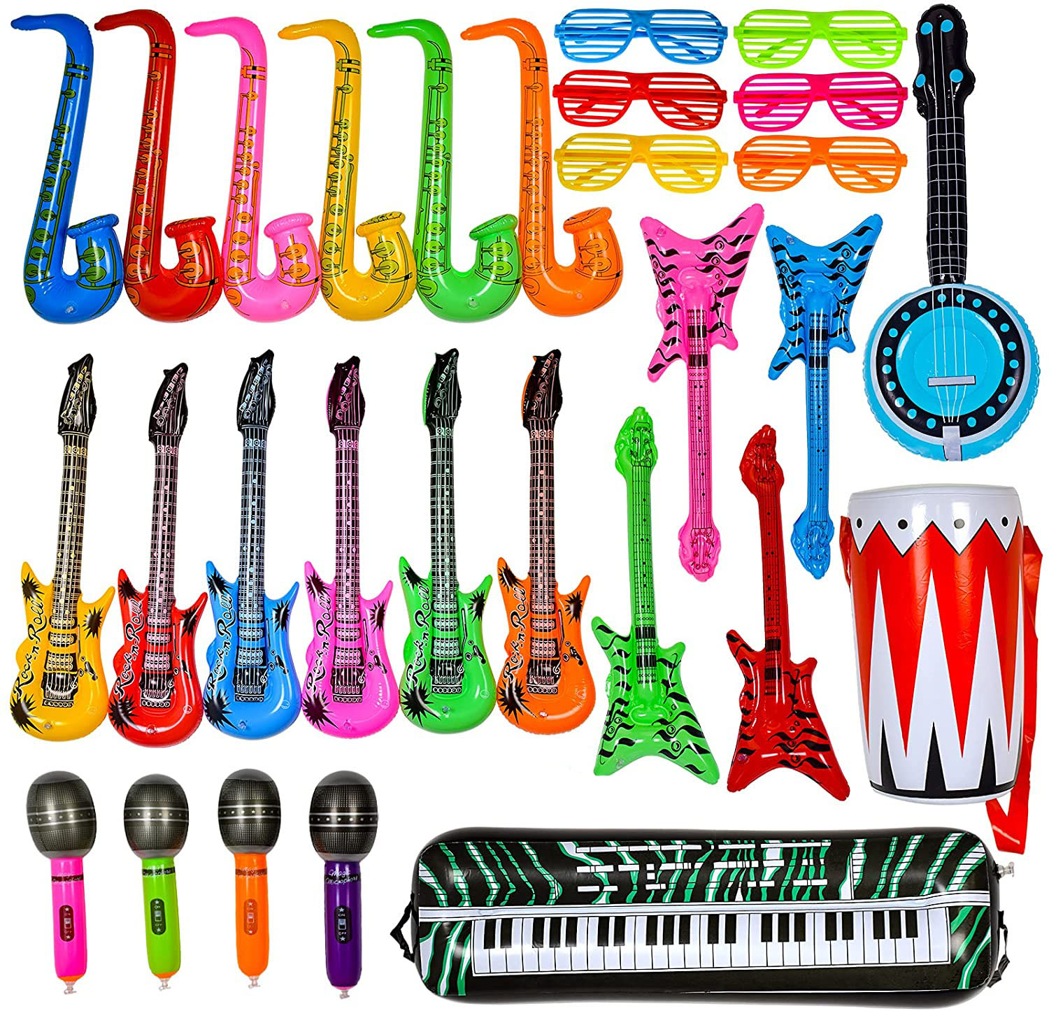 Inflatable Rock Star Toy Set I - Musical Instrument Saxophone recensie en prijs