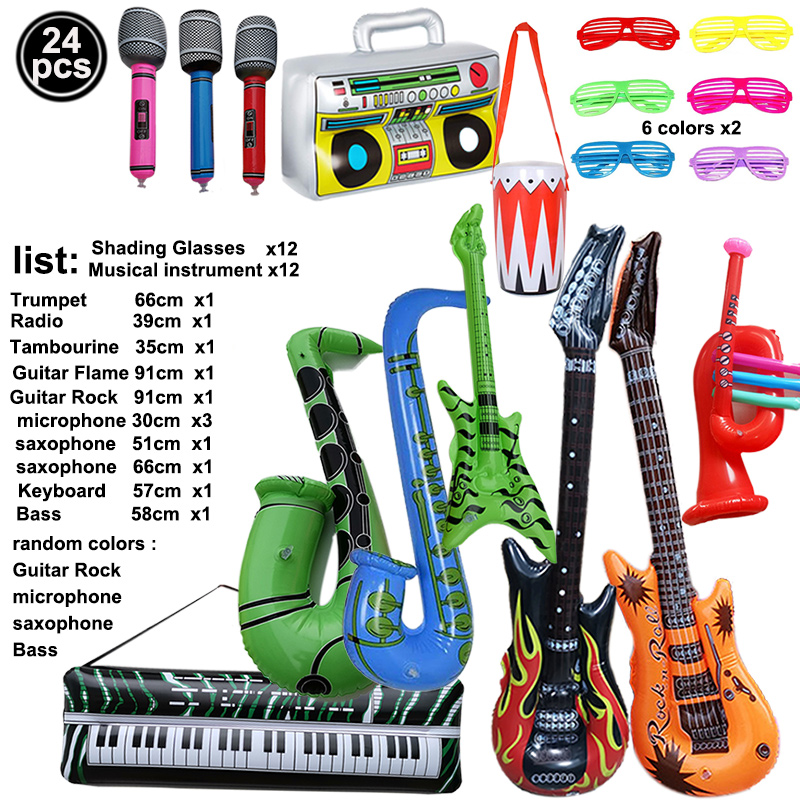 Inflatable Rock Star Toy Set I - Musical Instrument Saxophone recensie en prijs