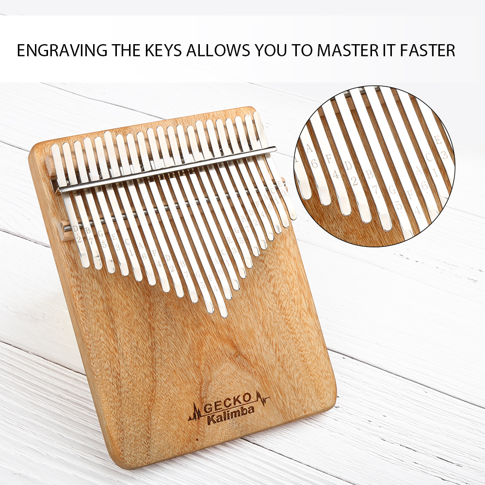 GECKO Kalimba 21-Key Camphor W - Musical Instrument Piano recensie en prijs