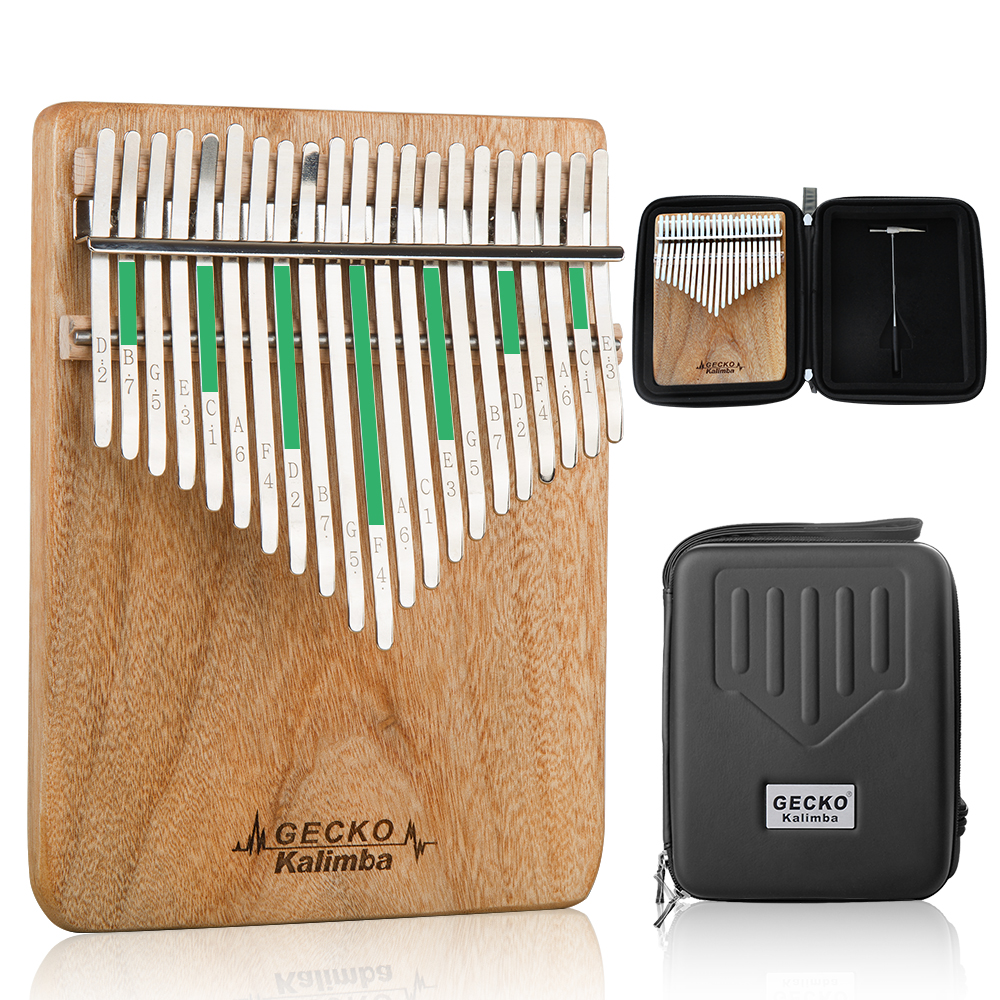 GECKO Kalimba 21-Key Camphor W - Musical Instrument Piano recensie en prijs