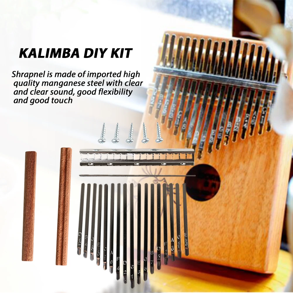 DIY 17 Tone Kalimba Keys Tines - Musical Instrument Piano recensie en prijs