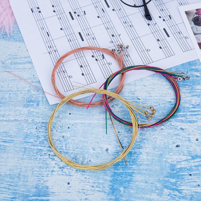 18/6PCS Colorful Copper Guitar - Classical Guitar Nylon recensie en prijs