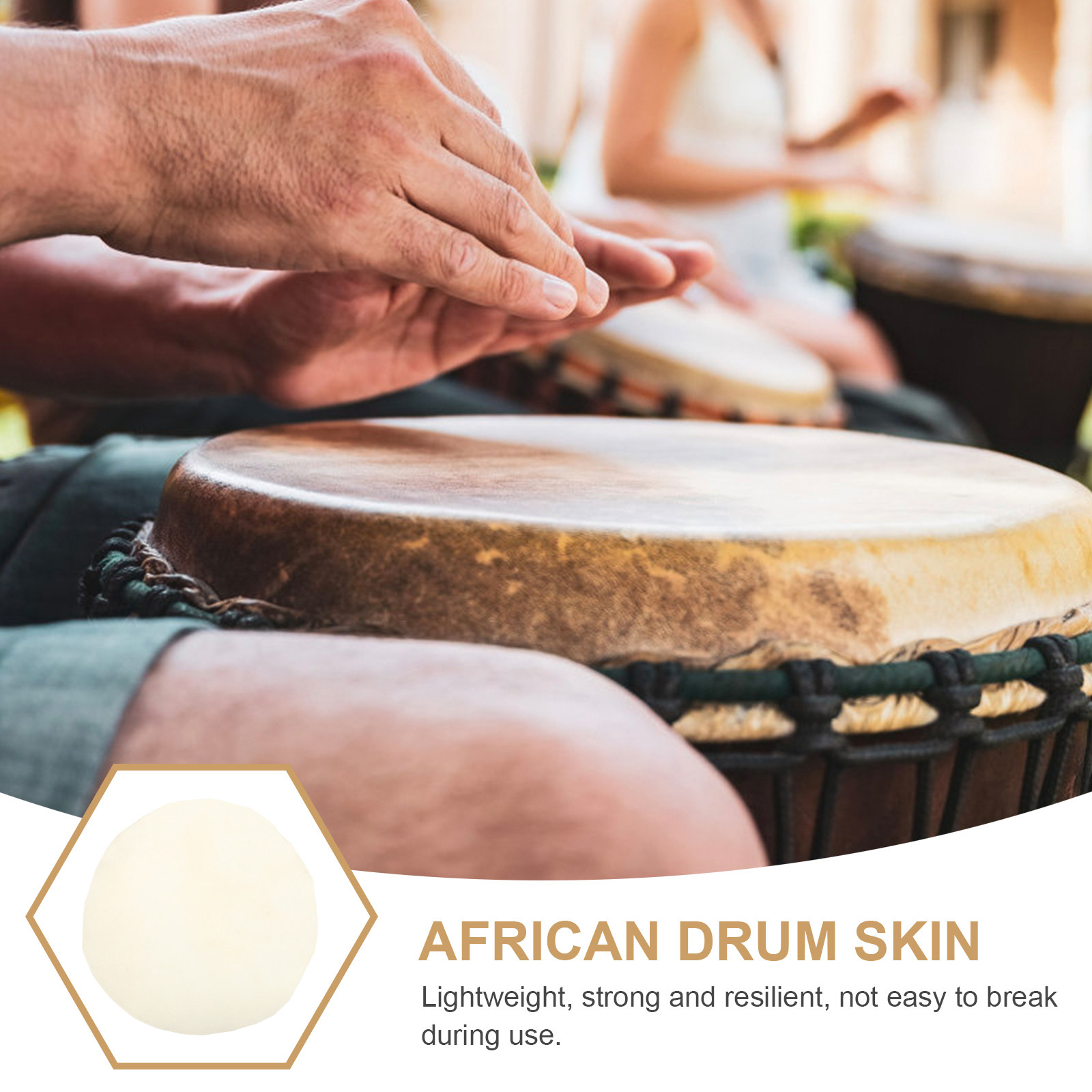 3pcs Goat Skin for African Dru - Djembe Hand Drum recensie en prijs